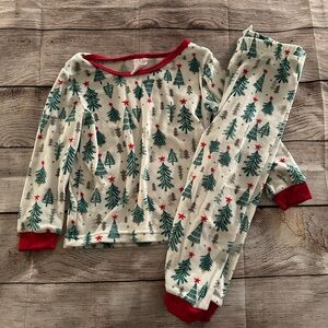 Holiday Tree Print Kids Pajama Set